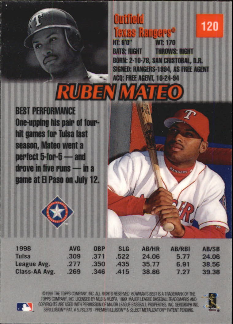 thumbnail 207  - 1999 Bowman&#039;s Best Baseball Card Pick