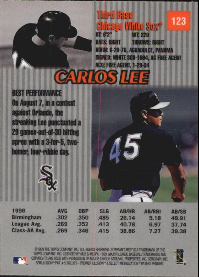 thumbnail 213  - 1999 Bowman&#039;s Best Baseball Card Pick