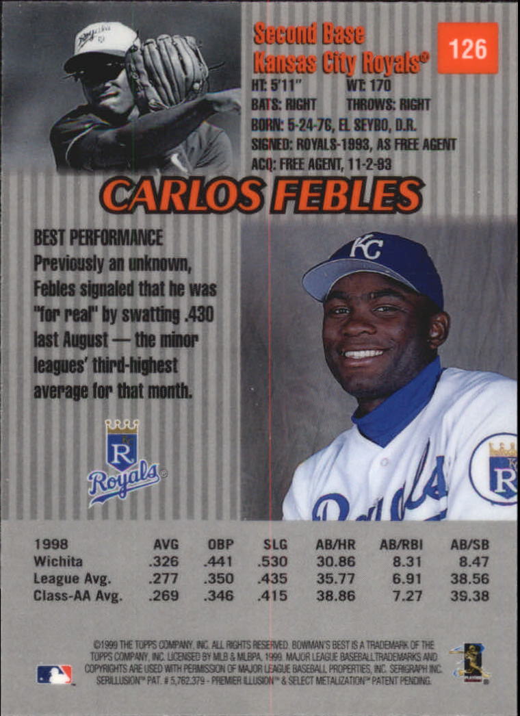thumbnail 219  - 1999 Bowman&#039;s Best Baseball Card Pick
