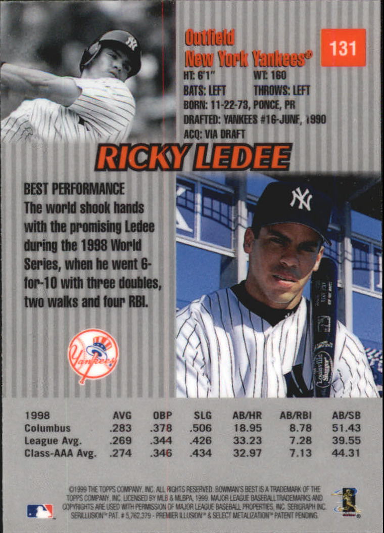 thumbnail 229  - 1999 Bowman&#039;s Best Baseball Card Pick