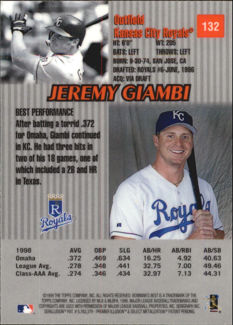 thumbnail 231  - 1999 Bowman&#039;s Best Baseball Card Pick