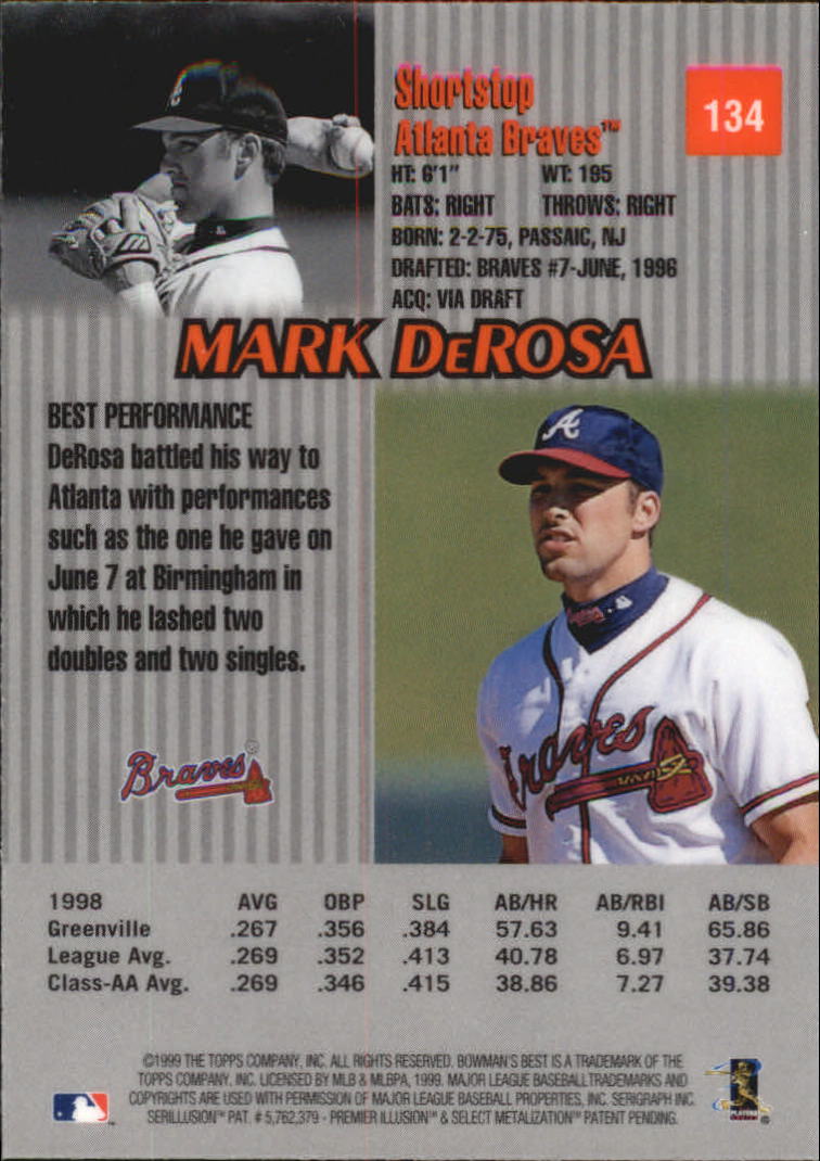 thumbnail 235  - 1999 Bowman&#039;s Best Baseball Card Pick