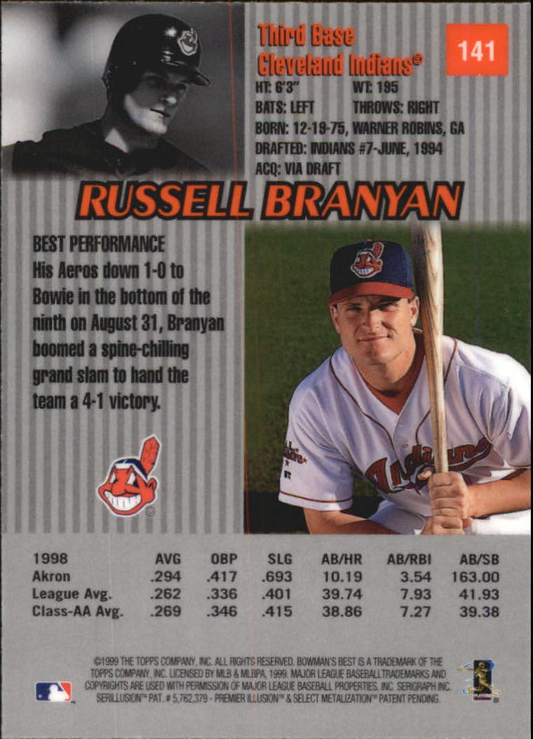 thumbnail 249  - 1999 Bowman&#039;s Best Baseball Card Pick