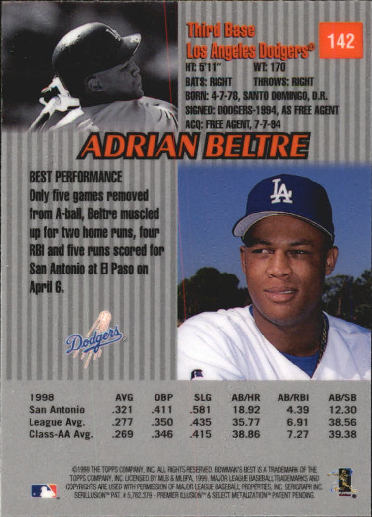 thumbnail 251  - 1999 Bowman&#039;s Best Baseball Card Pick