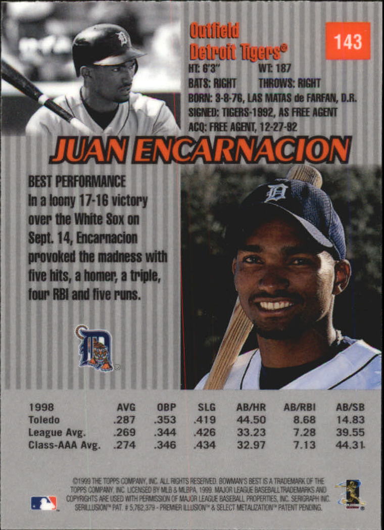 thumbnail 253  - 1999 Bowman&#039;s Best Baseball Card Pick
