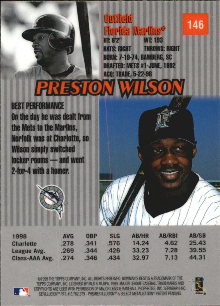 thumbnail 259  - 1999 Bowman&#039;s Best Baseball Card Pick