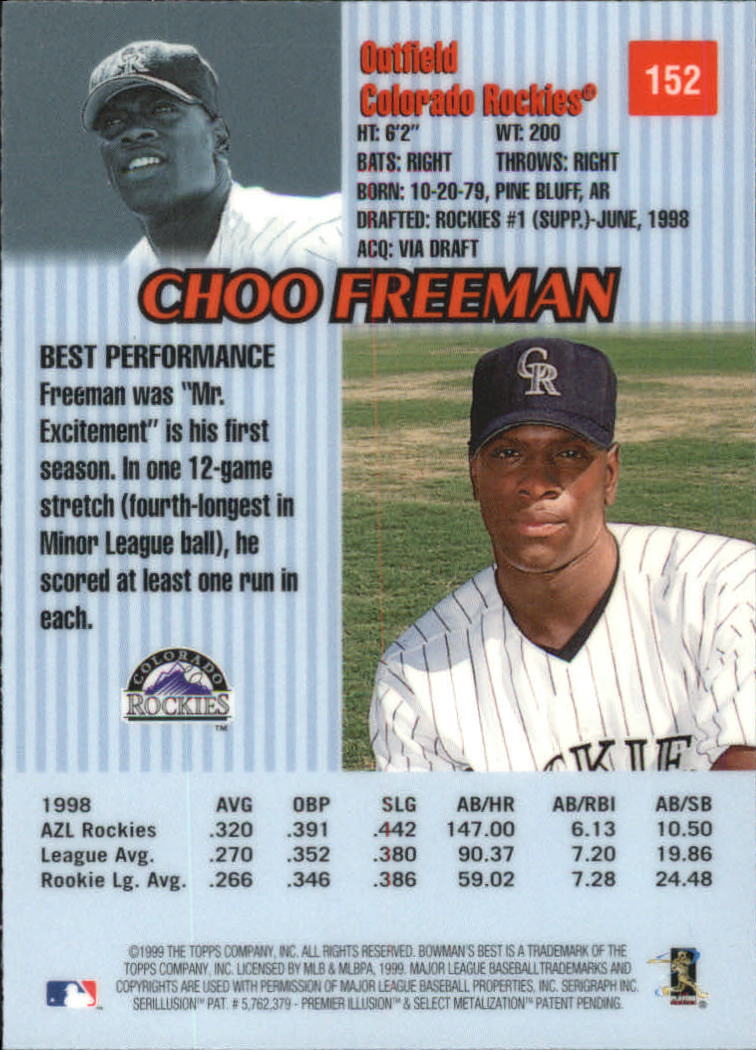 thumbnail 271  - 1999 Bowman&#039;s Best Baseball Card Pick