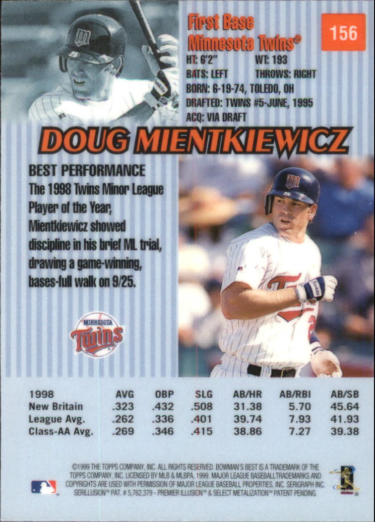 thumbnail 277  - 1999 Bowman&#039;s Best Baseball Card Pick