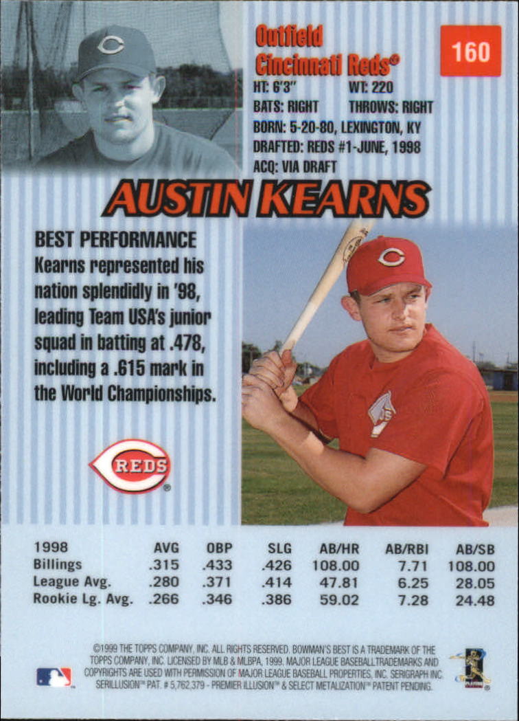 thumbnail 285  - 1999 Bowman&#039;s Best Baseball Card Pick