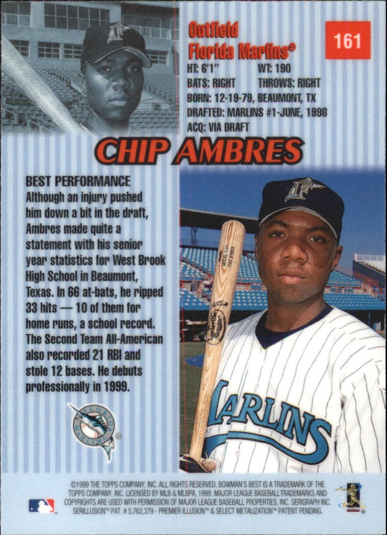 thumbnail 287  - 1999 Bowman&#039;s Best Baseball Card Pick