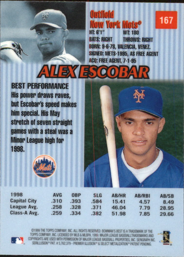 thumbnail 297  - 1999 Bowman&#039;s Best Baseball Card Pick