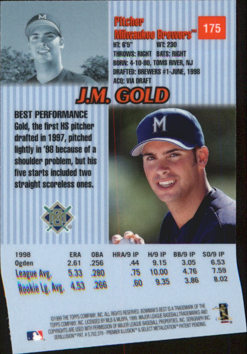 thumbnail 307  - 1999 Bowman&#039;s Best Baseball Card Pick