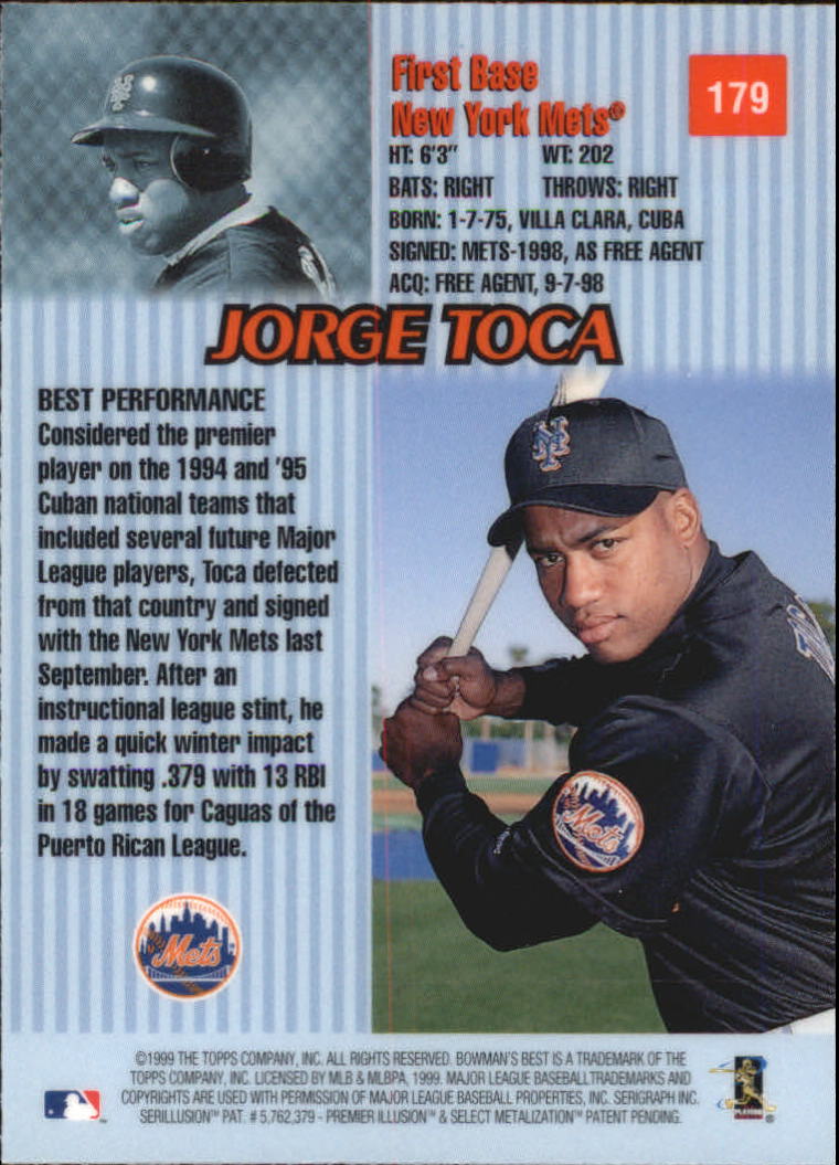 thumbnail 315  - 1999 Bowman&#039;s Best Baseball Card Pick