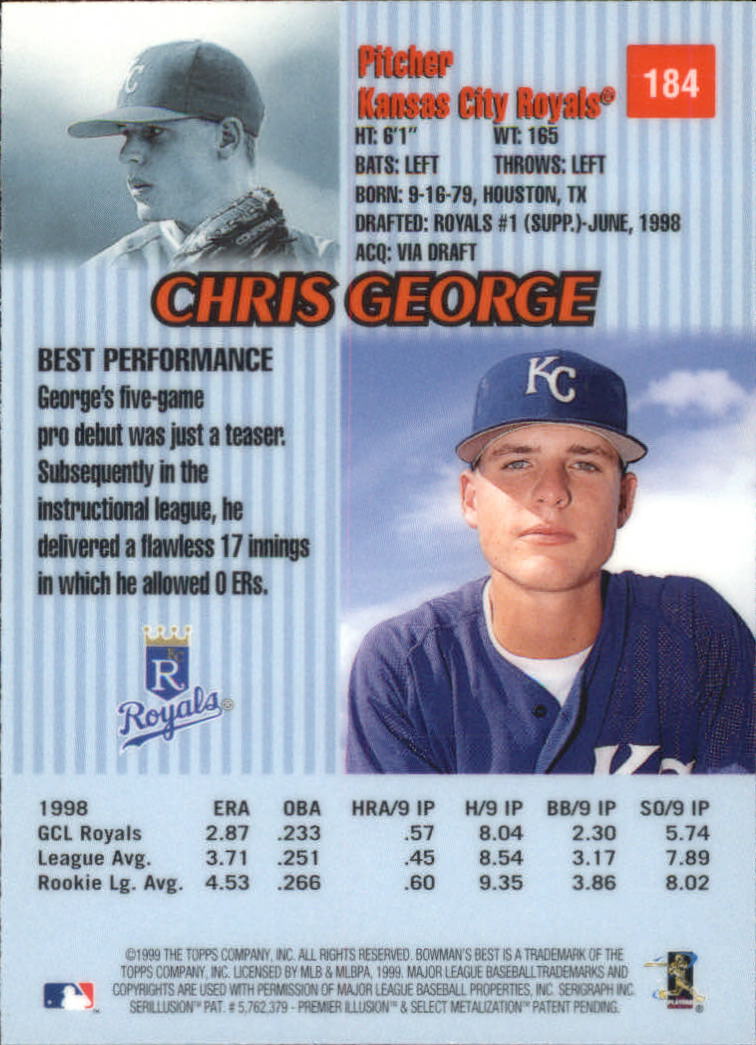 thumbnail 325  - 1999 Bowman&#039;s Best Baseball Card Pick