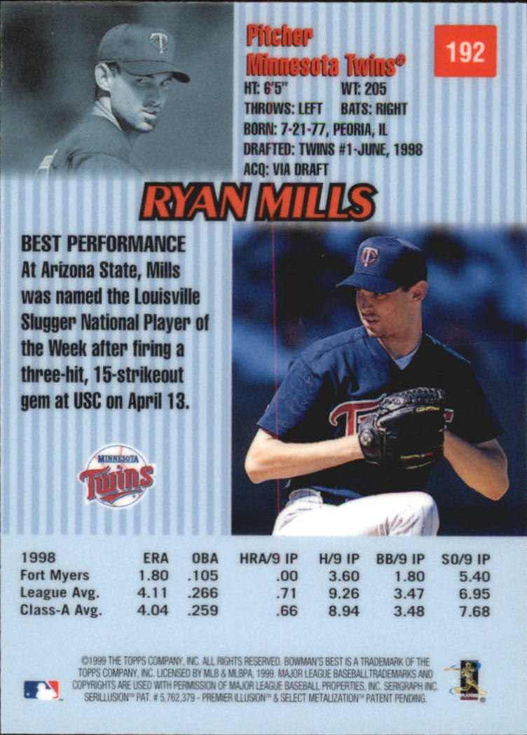 thumbnail 337  - 1999 Bowman&#039;s Best Baseball Card Pick