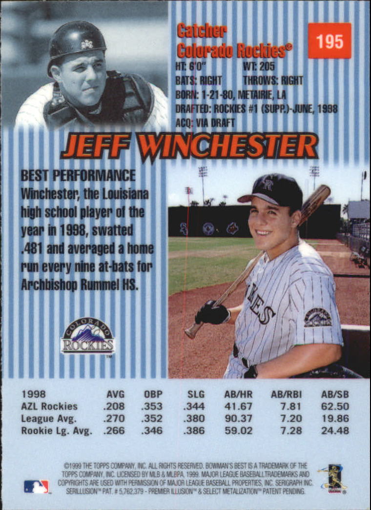 thumbnail 339  - 1999 Bowman&#039;s Best Baseball Card Pick