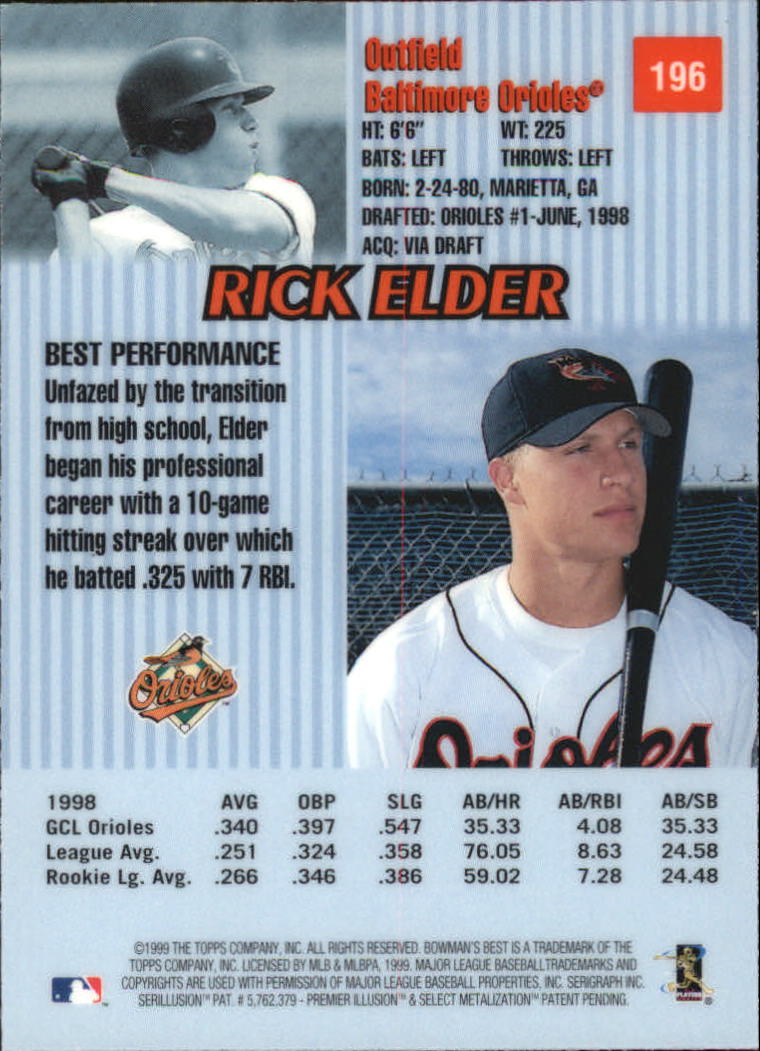 thumbnail 341  - 1999 Bowman&#039;s Best Baseball Card Pick