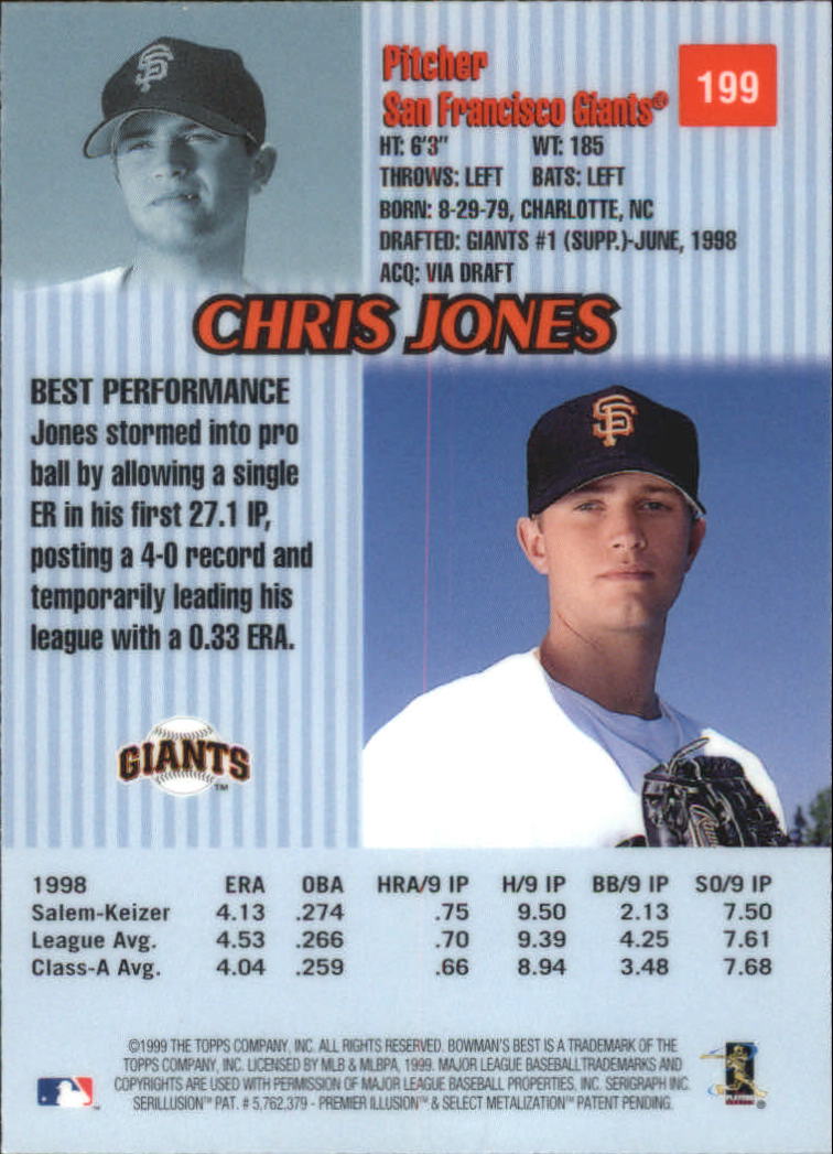 thumbnail 345  - 1999 Bowman&#039;s Best Baseball Card Pick