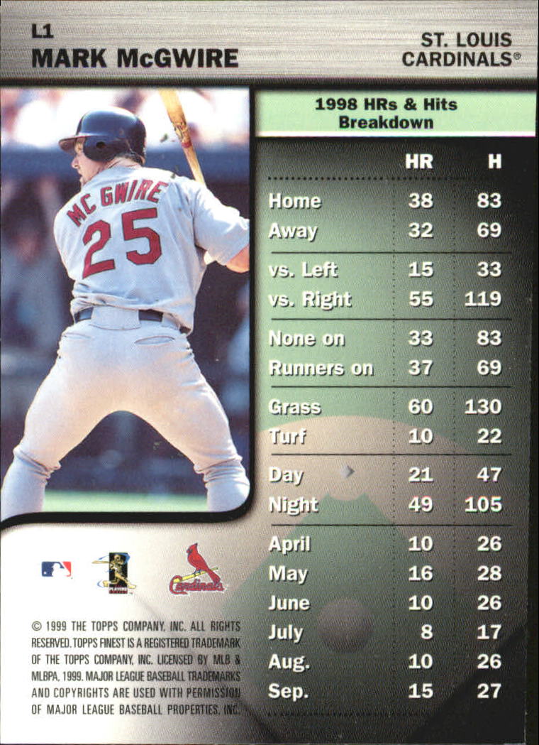 1999 Finest Baseball Part 2 - Picture 45 of 65