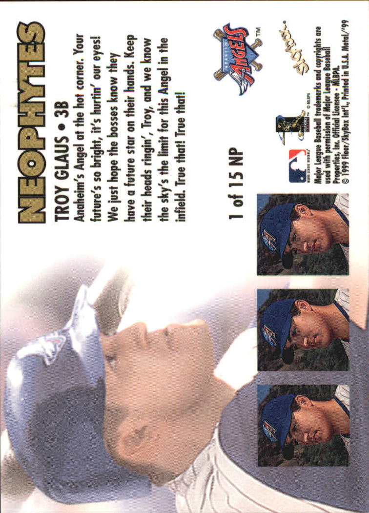 1999 Metal Universe Baseball "Insert and Parallel" Cards - Picture 17 of 31