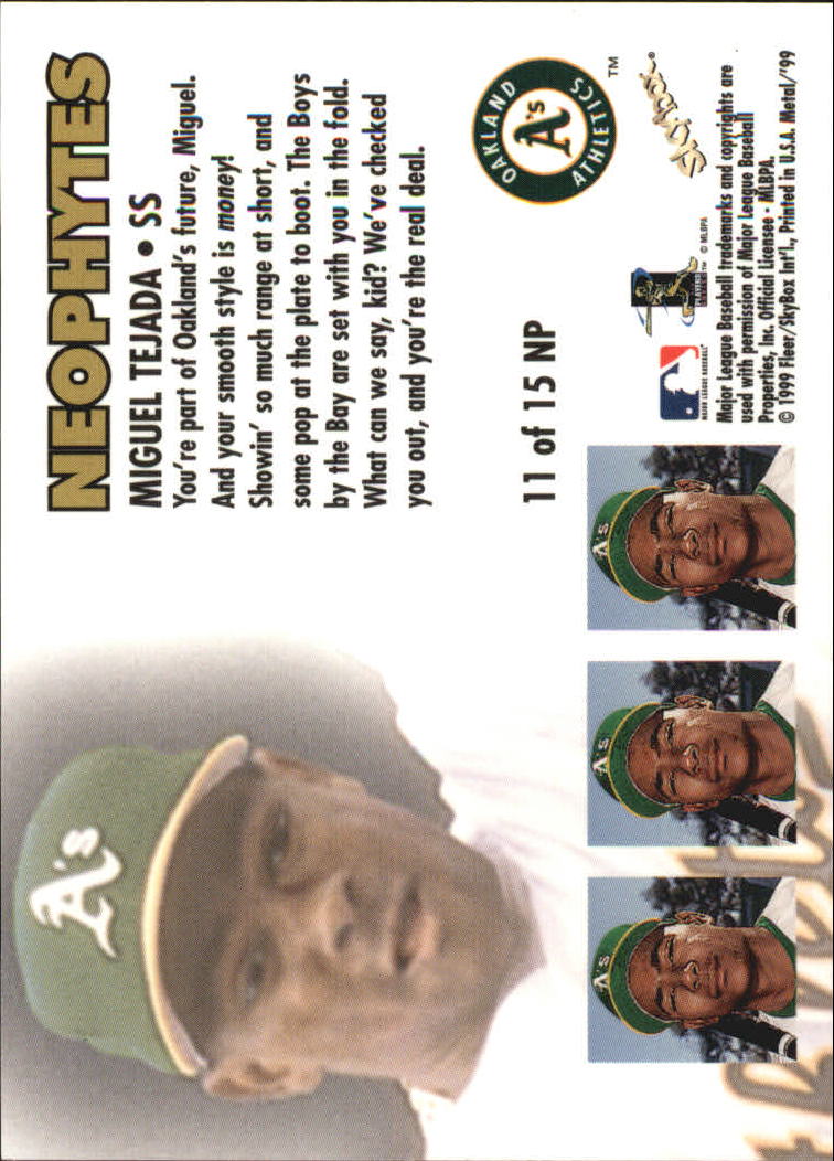 1999 Metal Universe Baseball "Insert and Parallel" Cards - Picture 7 of 31