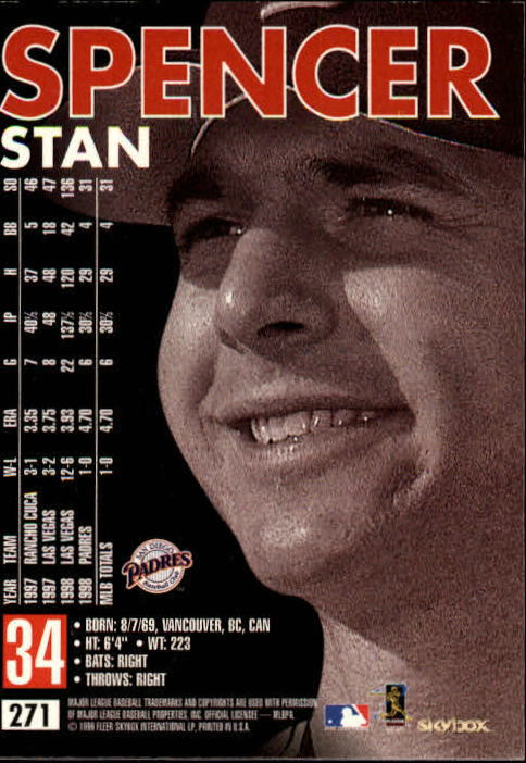 1999 Skybox Premium Baseball "Main Set" Cards #223 to #300 Rookies and Prospects - Picture 96 of 134