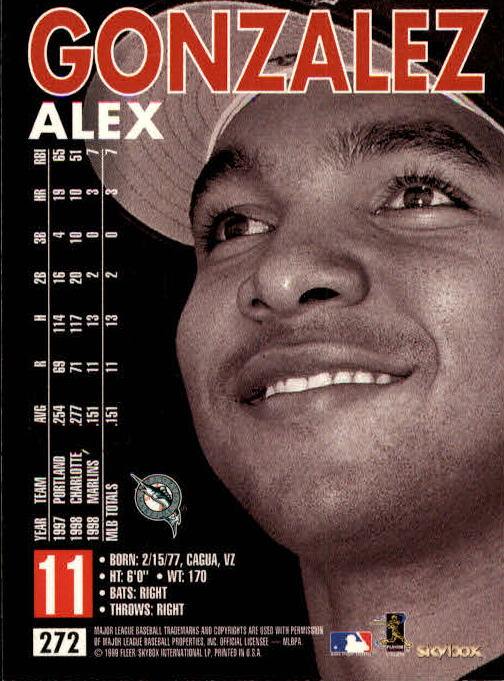 1999 Skybox Premium Baseball "Main Set" Cards #223 to #300 Rookies and Prospects - Picture 98 of 134