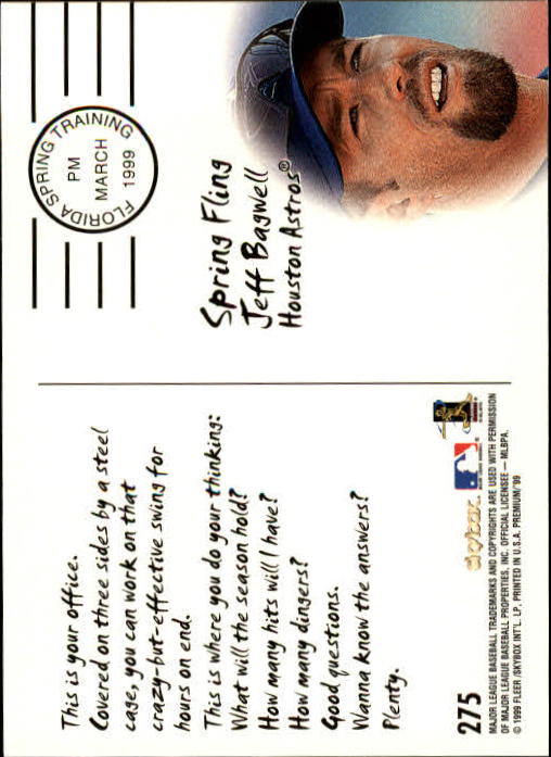 1999 Skybox Premium Baseball "Main Set" Cards #223 to #300 Rookies and Prospects - Picture 102 of 134