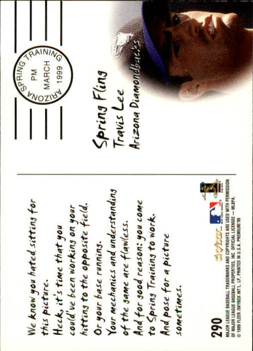 1999 Skybox Premium Baseball "Main Set" Cards #223 to #300 Rookies and Prospects - Picture 120 of 134