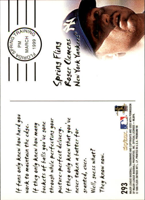 1999 Skybox Premium Baseball "Main Set" Cards #223 to #300 Rookies and Prospects - Picture 126 of 134