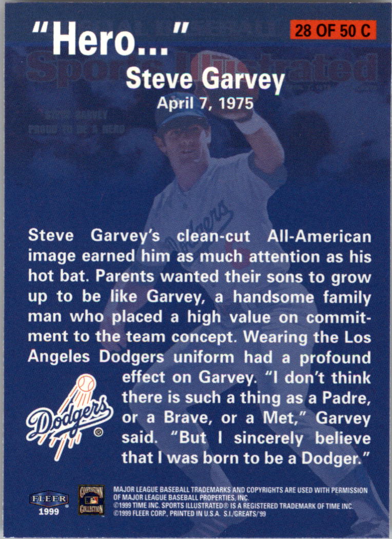 Tarjetas ""Insertar"" de béisbol Sports Illustrated Greats of the Game (Fleer) 1999 - Imagen 19 de 27