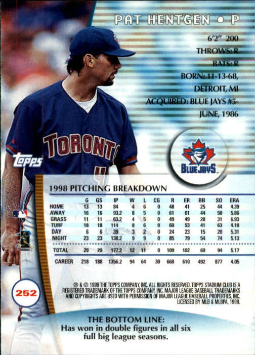 1999 Stadium Club Baseball Part 2 Main Set Card #252-355 - Picture 3 of 207