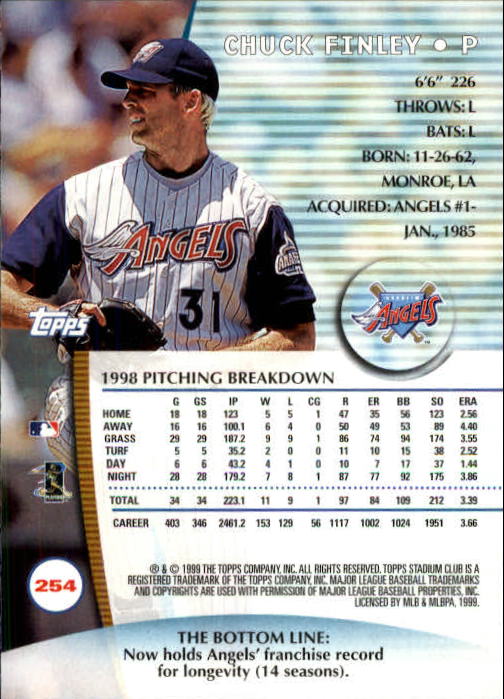 1999 Stadium Club Baseball Part 2 Main Set Card #252-355 - Picture 7 of 207