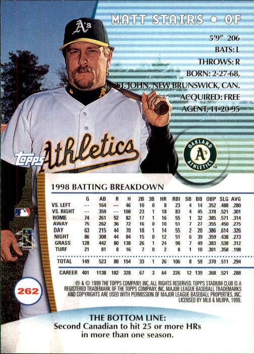 1999 Stadium Club Baseball Part 2 Main Set Card #252-355 - Picture 23 of 207