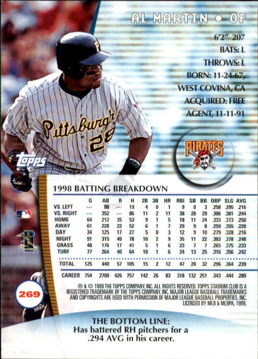 1999 Stadium Club Baseball Part 2 Main Set Card #252-355 - Picture 37 of 207