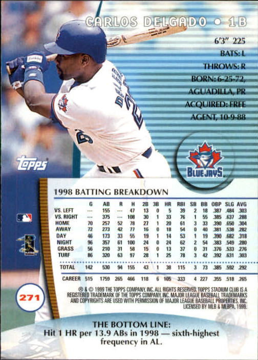 1999 Stadium Club Baseball Part 2 Main Set Card #252-355 - Picture 41 of 207