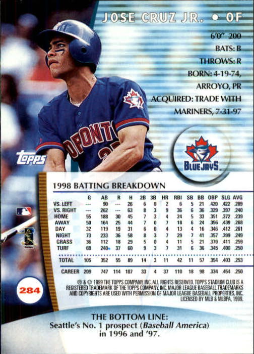 1999 Stadium Club Baseball Part 2 Main Set Card #252-355 - Picture 65 of 207