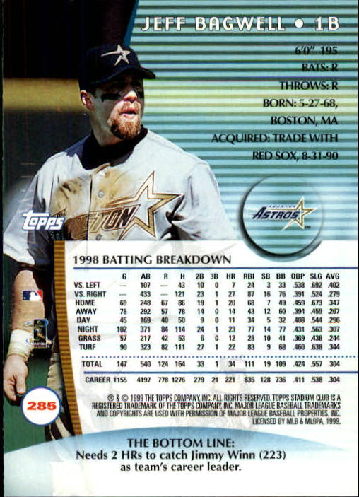 1999 Stadium Club Baseball Part 2 Main Set Card #252-355 - Picture 67 of 207