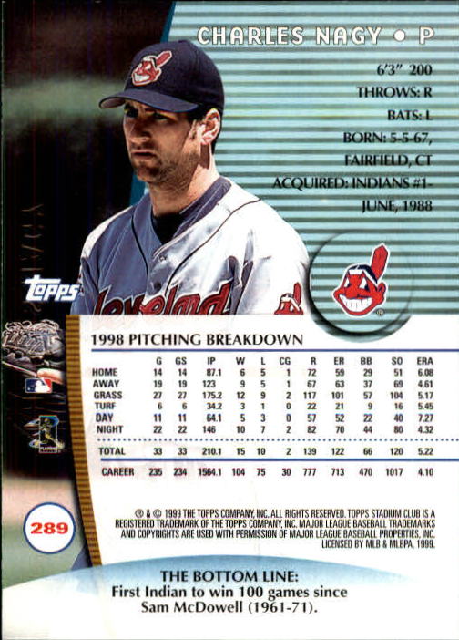 1999 Stadium Club Baseball Part 2 Main Set Card #252-355 - Picture 75 of 207