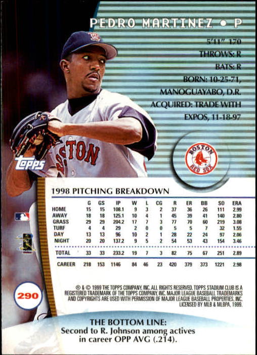 1999 Stadium Club Baseball Part 2 Main Set Card #252-355 - Picture 77 of 207