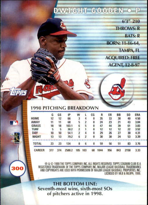 1999 Stadium Club Baseball Part 2 Main Set Card #252-355 - Picture 97 of 207
