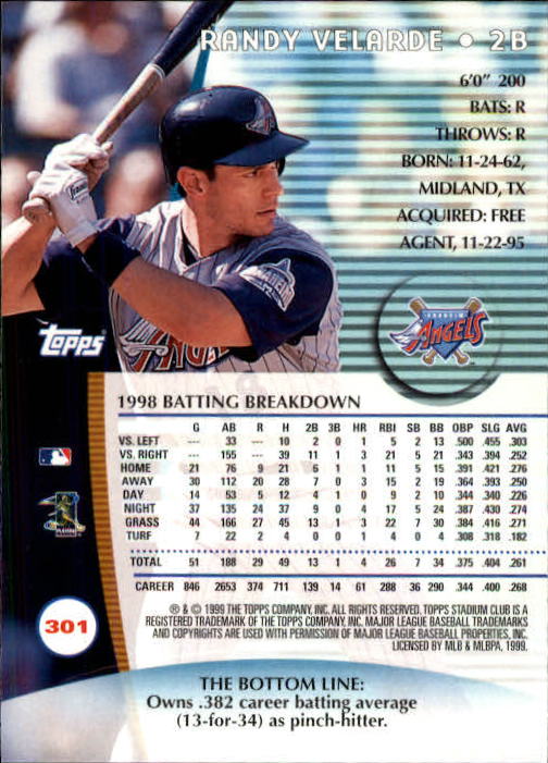1999 Stadium Club Baseball Part 2 Main Set Card #252-355 - Picture 99 of 207