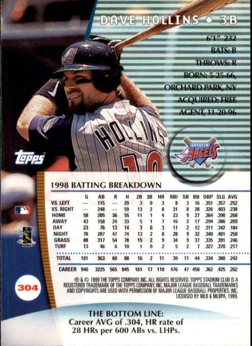 1999 Stadium Club Baseball Part 2 Main Set Card #252-355 - Picture 105 of 207