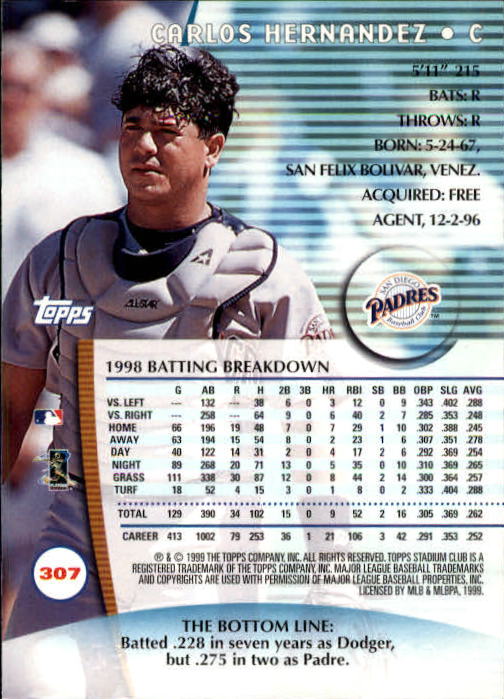 1999 Stadium Club Baseball Part 2 Main Set Card #252-355 - Picture 111 of 207