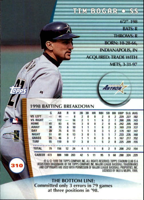 1999 Stadium Club Baseball Part 2 Main Set Card #252-355 - Picture 117 of 207