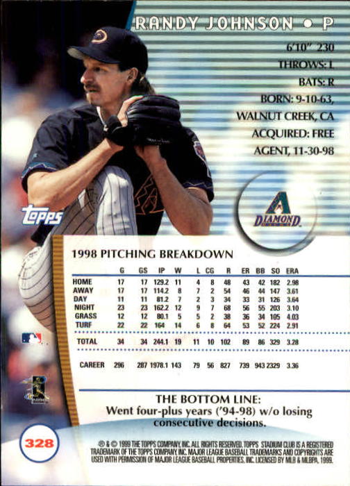 1999 Stadium Club Baseball Part 2 Main Set Card #252-355 - Picture 153 of 207