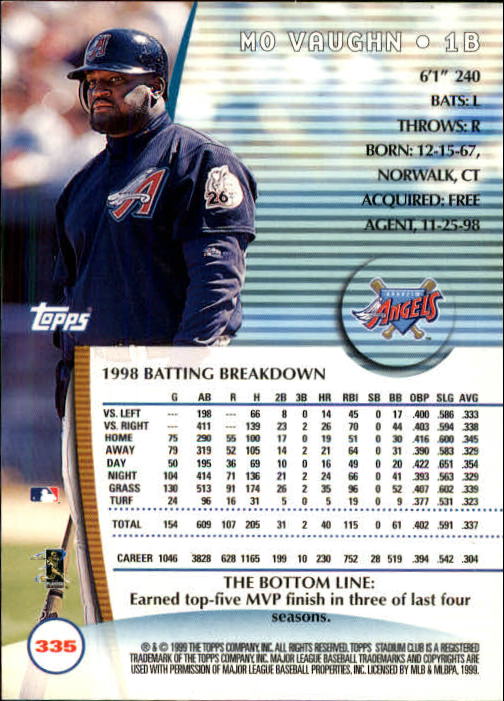 1999 Stadium Club Baseball Part 2 Main Set Card #252-355 - Picture 167 of 207