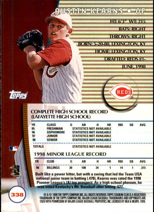1999 Stadium Club Baseball Part 2 Main Set Card #252-355 - Picture 173 of 207