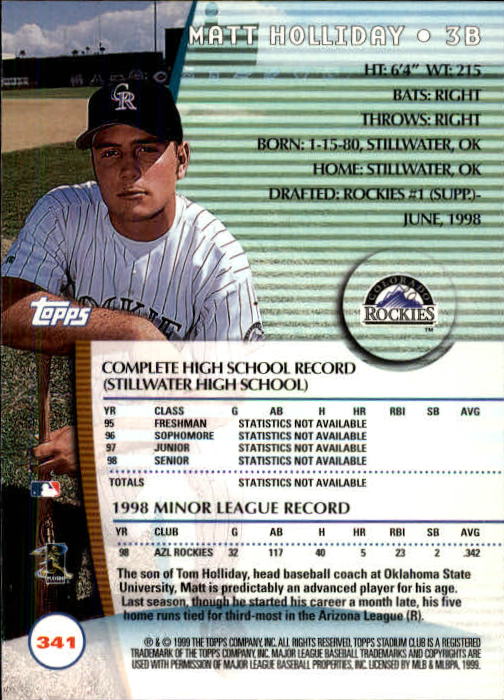 1999 Stadium Club Baseball Part 2 Main Set Card #252-355 - Picture 179 of 207