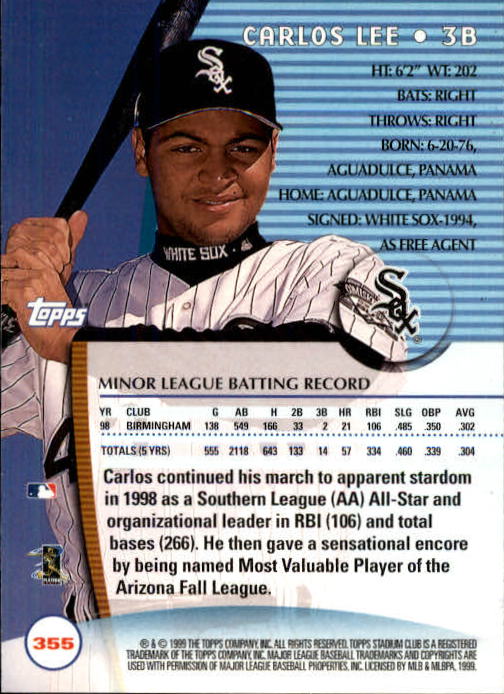 1999 Stadium Club Baseball Part 2 Main Set Card #252-355 - Picture 207 of 207